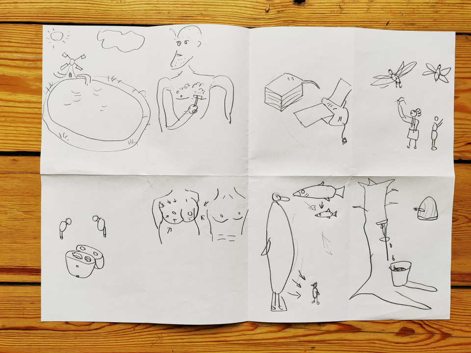 "Roel's 8 sketches"